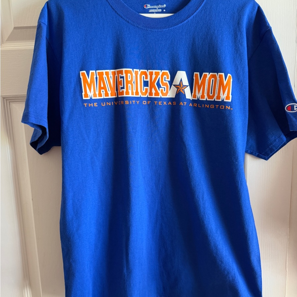 Champion Blue Mavericks Mom Kids Tee